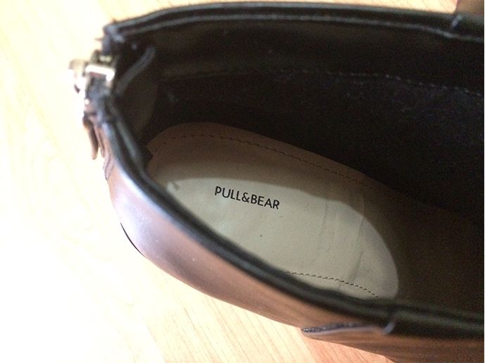 Botas Pretas Pull & Bear