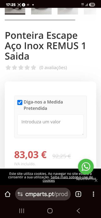 Ponteira Remus Mota nova