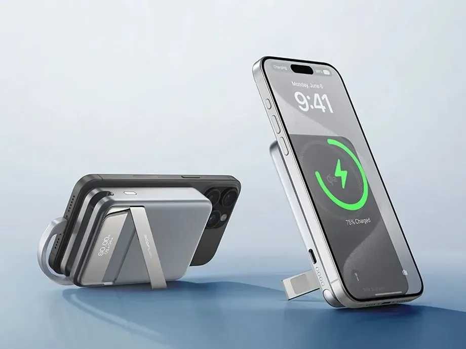 Павербанк EcoFlow Rapid Magnetic Power Bank 5000mAh Silver