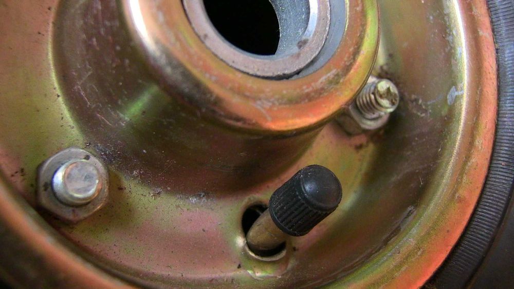 Пневматическое колесо надувное для тележки. Aslan 3.00-4