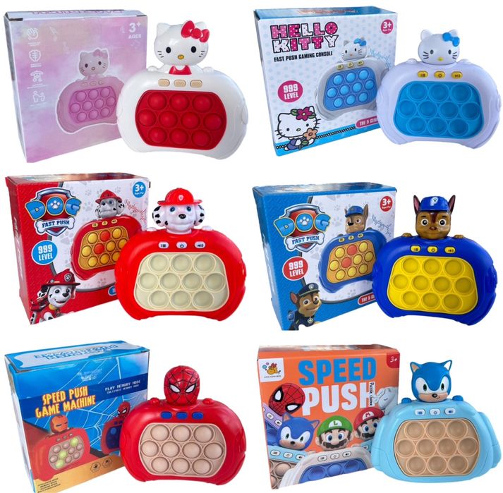 Jogo eletronico pop it stitch bluey super mario kitty