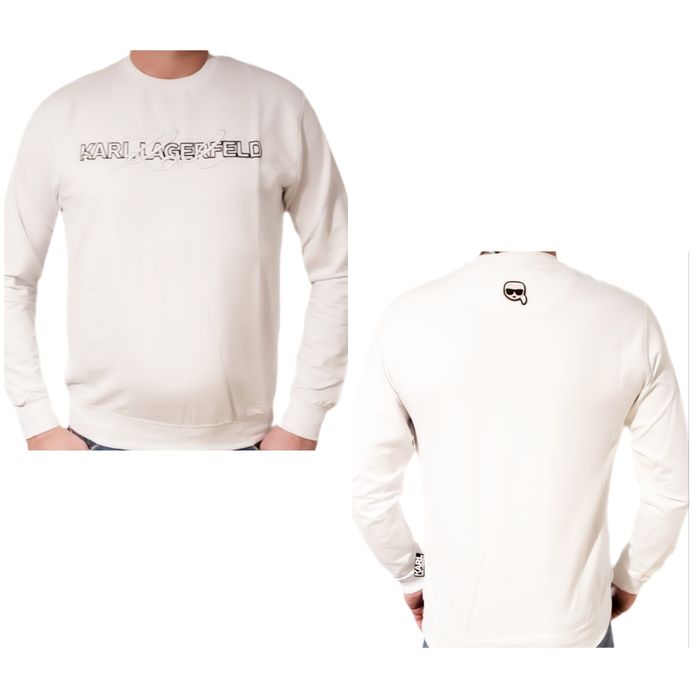 Bluza Karl Lagerfeld męska biała