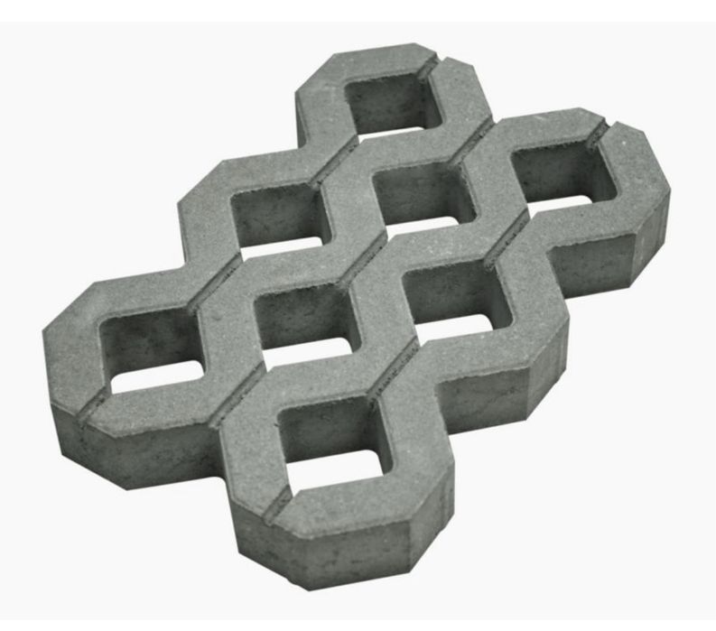 Płyta ażurowa  8x40x60 szara