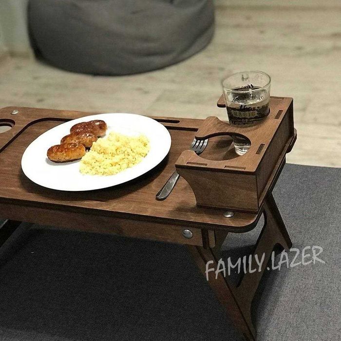 Столик для завтрака, столик в постель, прикроватный столик для еды