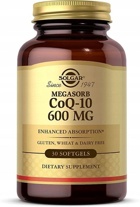 solgar megasorb coq-10 600 mg - koenzym q10 600 mg (30 kaps.)