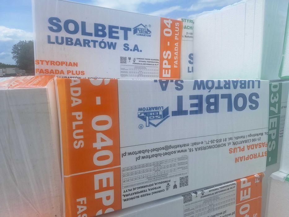 Styropian 53,40zł/paczka  fasadowy 0,40