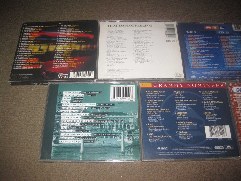 Lote de 7 CDs de música (Colectâneas)