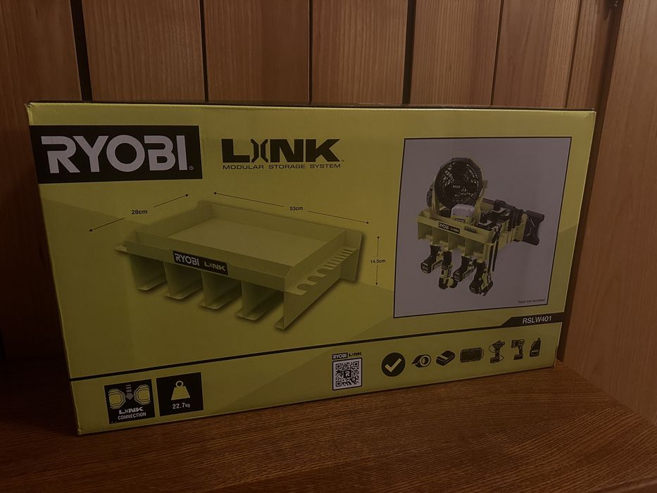 RYOBI LINK metalowa półka na elektronarzędzia RSLW401