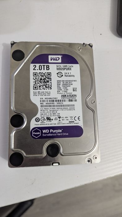 HDD 2 TB  WD Purple