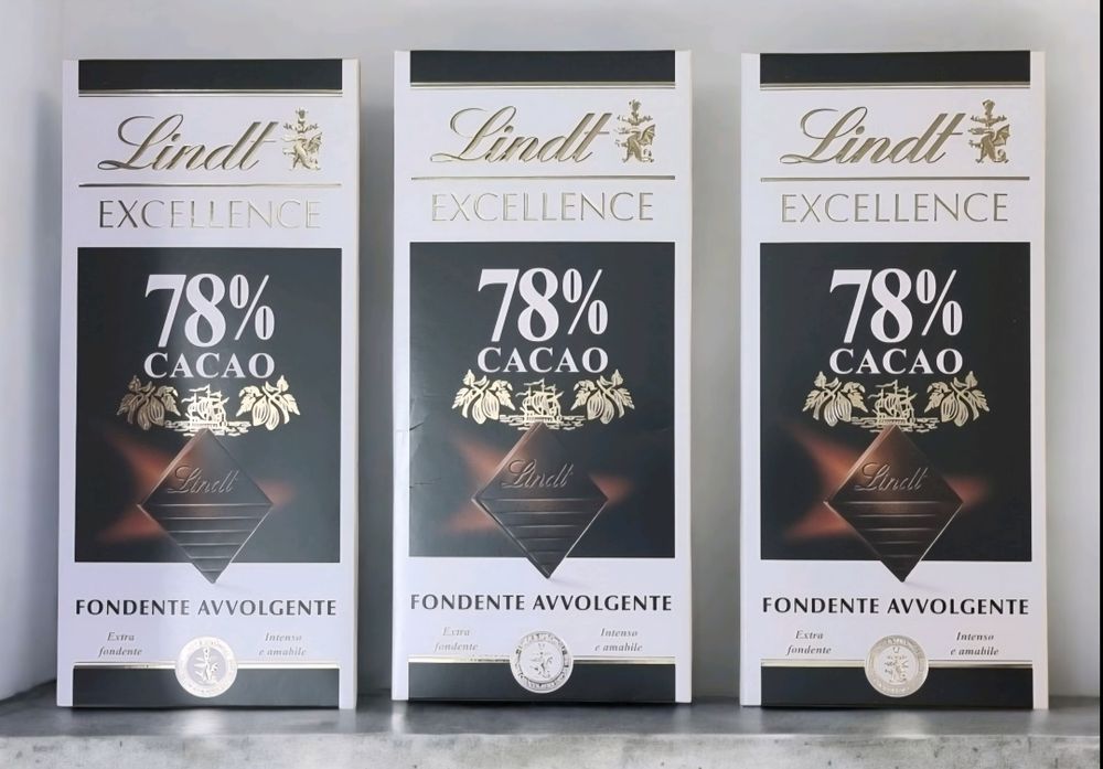 Шоколад Lindt 70%, 78%
