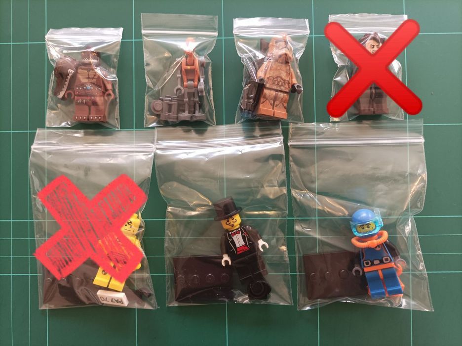 Мініфігурки LEGO Minifigures Seies 1, Chima, Star Wars.