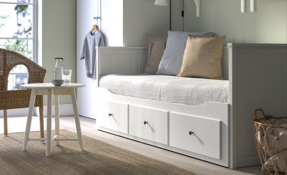 2 Camas HEMNES individal/dupla c/3 gavetas , 80x200 cm