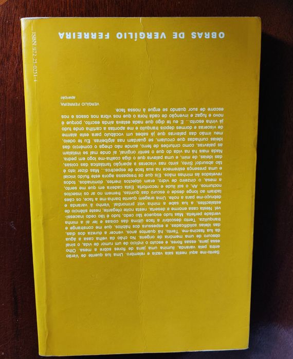 Livro APARIÇÃO de Virgílio Ferreira