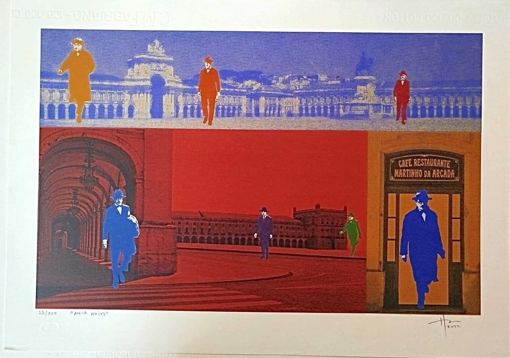 Serigrafias:J.Ramalho-I.Salteiro-J.Pratas-J.Noronha-L.Cesana-F.Videira