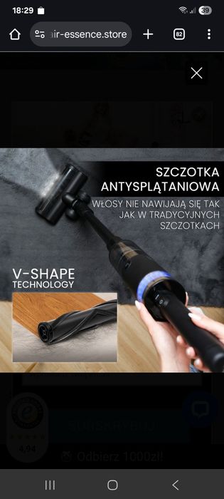 Bezprzewodowy 7w1, Air Essence