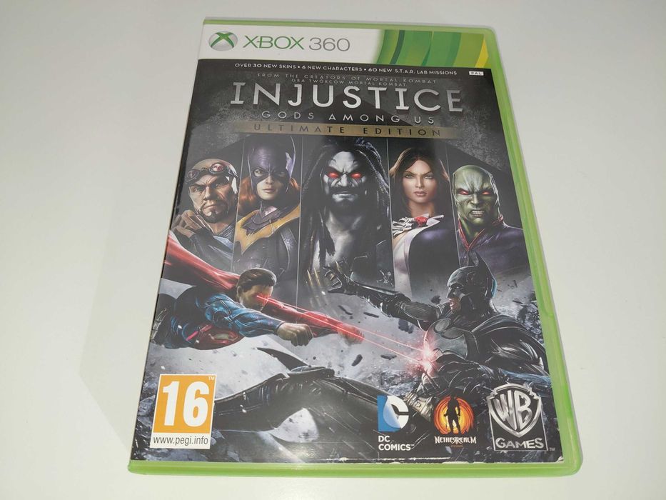 xbox 360 INJUSTICE GODS AMONG US ULTIMATE edition po polsku, bijatyka