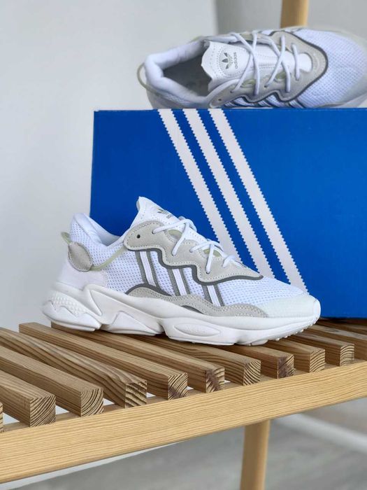 Кроссовки Мужские Adidas Ozweego White / Чоловічі Кросівки Адідас Озвіго/Кроссовки адидас Озвиго