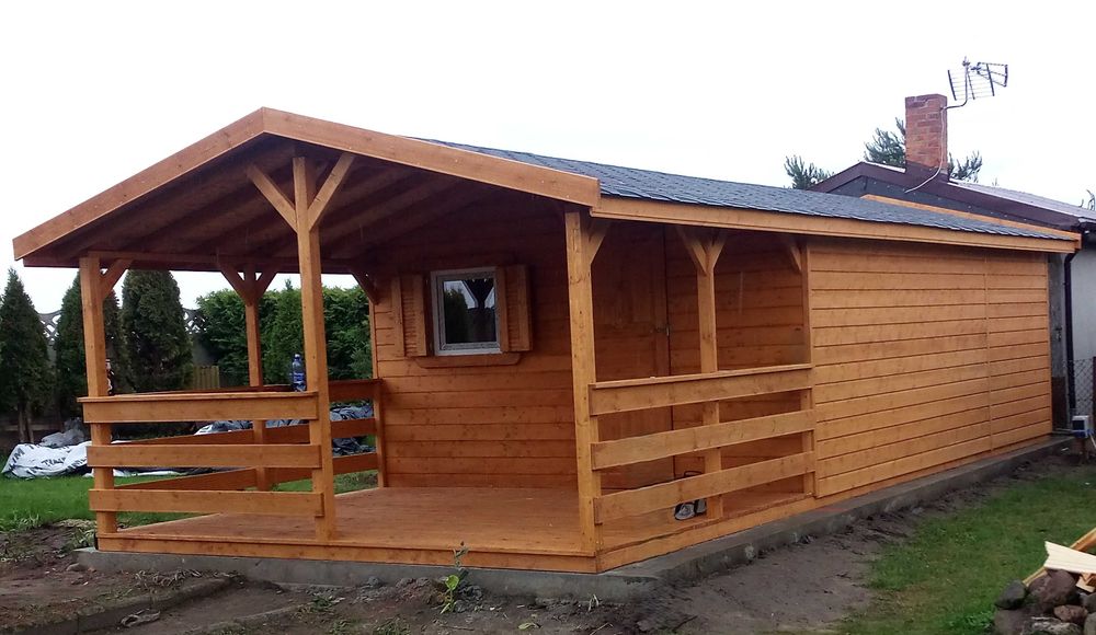 Domki drewniane STUGA 24 m² bez pozwolenia, z montażem