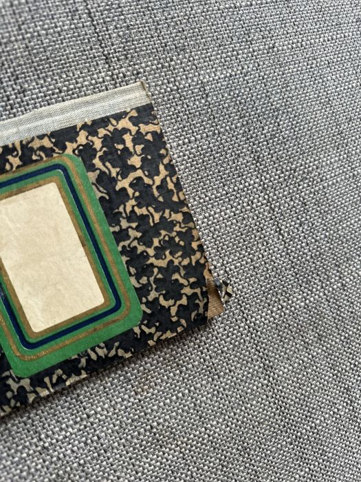 Caderno de mercearia da decada de 40