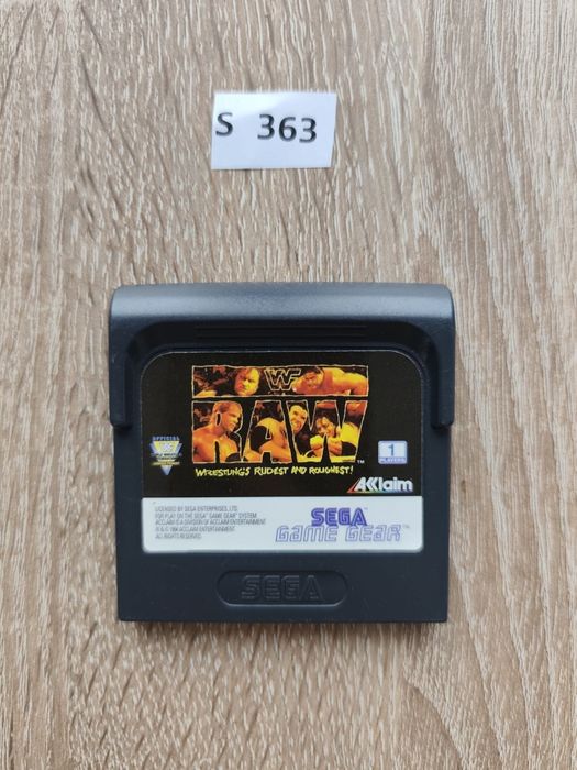 WWF RAW Sega Game Gear Rare gra