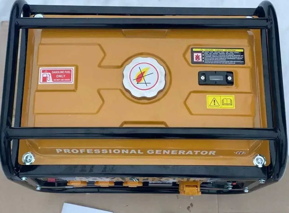 Генератор бензиновий 2,8 кВт ROYALTRONIC original RT9500W 100% МІДЬ