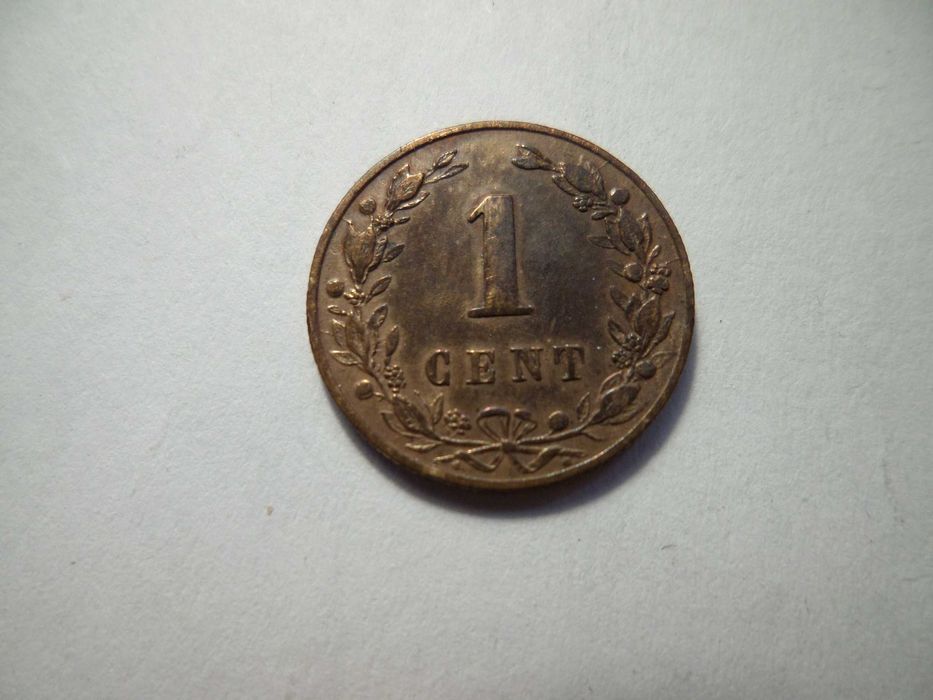 Moeda 1 Centavo  1880 , Holanda