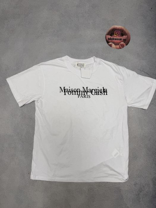 футболка Maison Margiela X tommy cash tee white M L vetements balencia