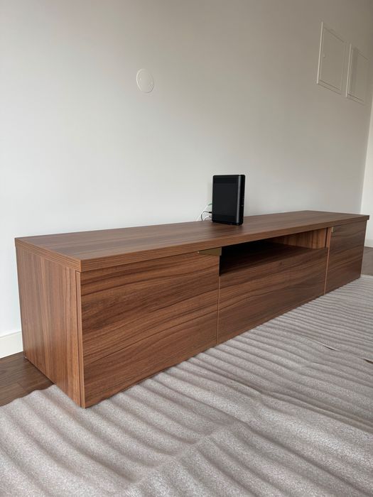 Móvel de TV NOVO nogueira 200cm