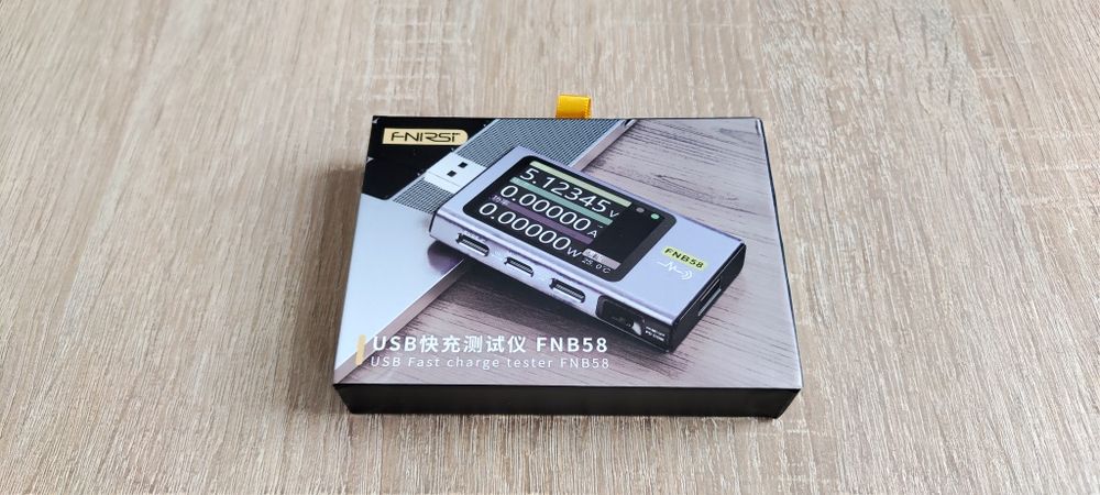 USB тестер Fnirsi FNB58 з Bluetooth