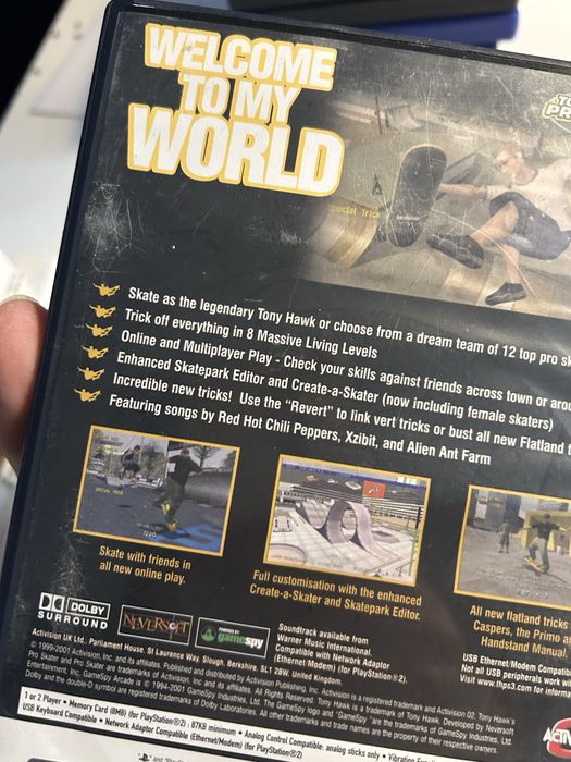 Tony hawks pro skater 3 ps2