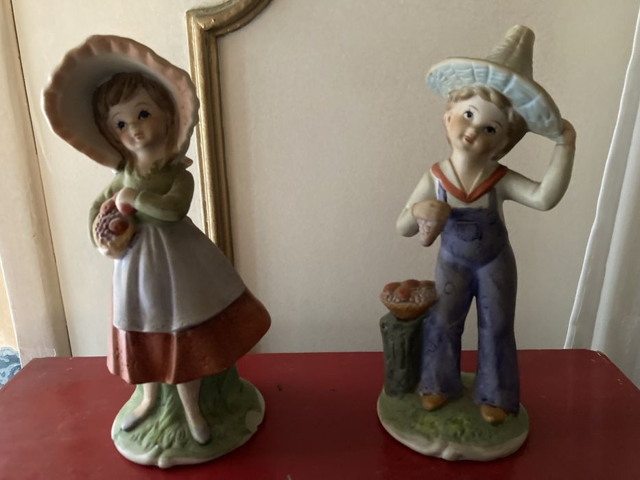 Bonecos em ceramica