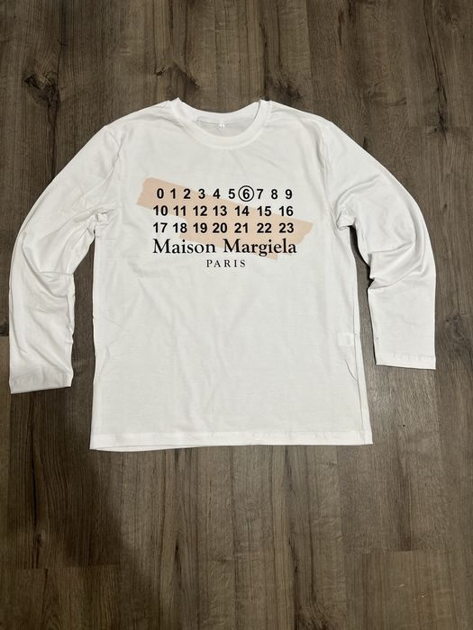 Лонг  Maison Margiela / лонг Мейсон Марджела / Лонгслів / біла  /унісекс/ Мейсон маргіела