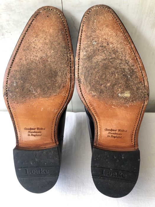 Полностью кожаные монки от Loake в идеальном состоянии
