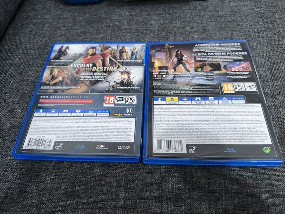Jogos Ps4 Marvel & Assassins Creed