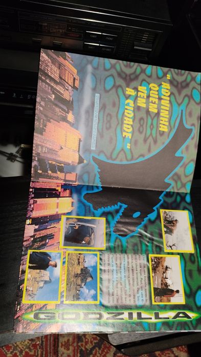 Godzilla Panini Cromos coleção completa 1998