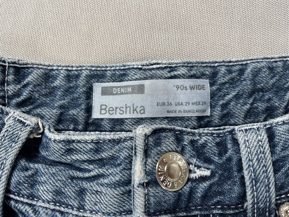 Barshka 90” Wide luźne szerokie jeansy rozm. 36