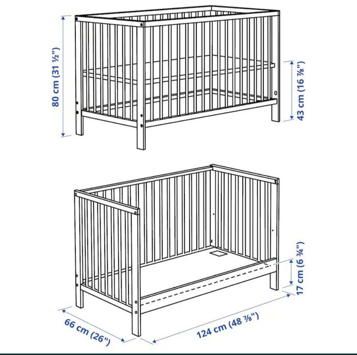 Berço Gulliver IKEA + colchão