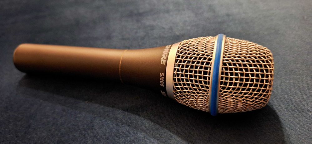 Mikrofon pojemnościowy Shure SM86 | 1 właściciel | Komplet | Stan bdb