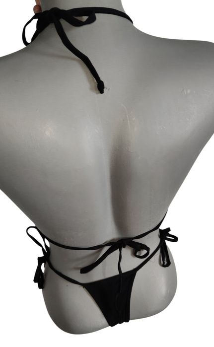 Piękne czarne bikini dwuczęściowy strój kąpielowy