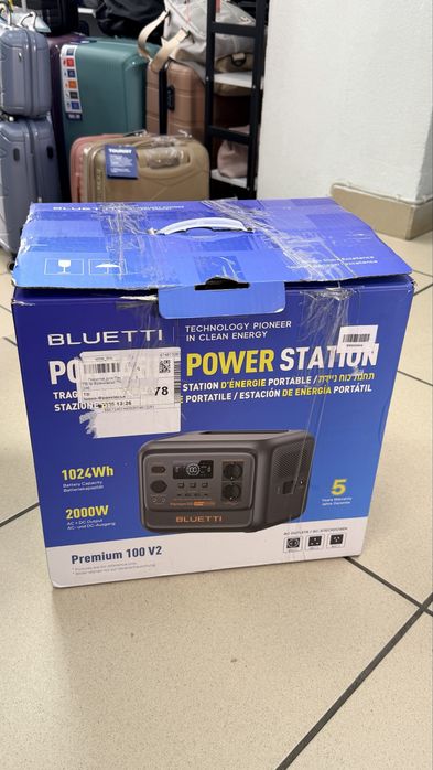 ЗАРЯДНА СТАНЦІЯ  BLUETTI Premium 100 V2 — 1024 Wh / 2000 W