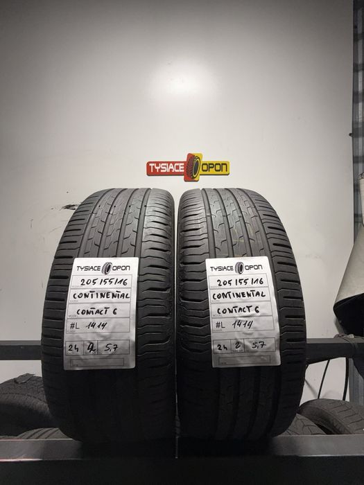 Opona letnia Continental 205/55 R16 VW Touran I #L1414 używana