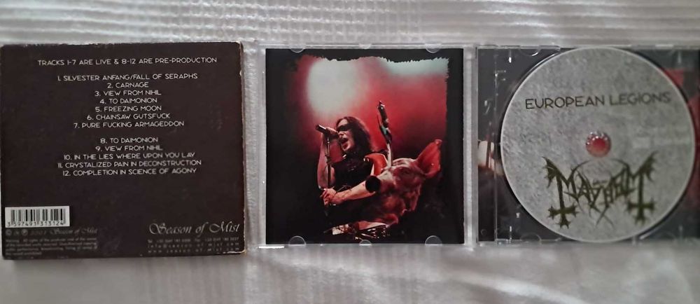 Mayhem - European Legions (2000) - CD