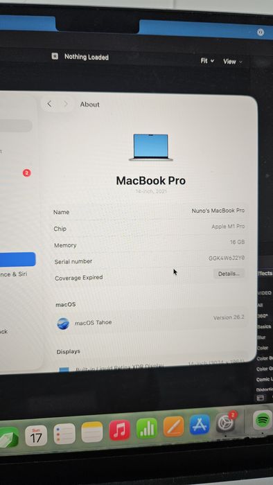 MacBook Pro 14" 2022 16Gb RAM + final cut