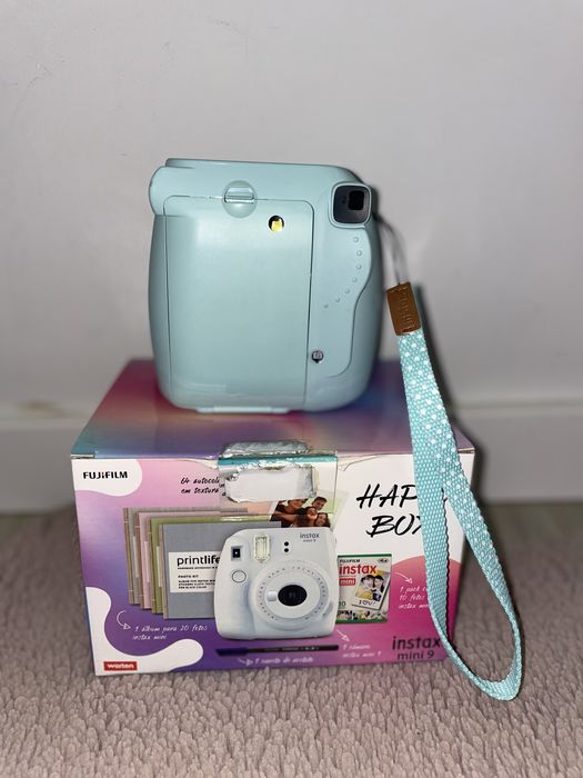 Máquina Fotográfica Instantânea Instax Mini 9 Azul