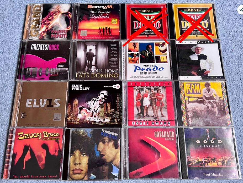 CD диски: Elvis. Savoy Brown. BB. Got hard.