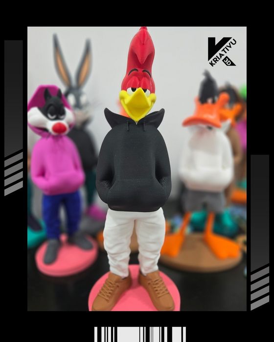 Bonecos feitos em impressão 3D