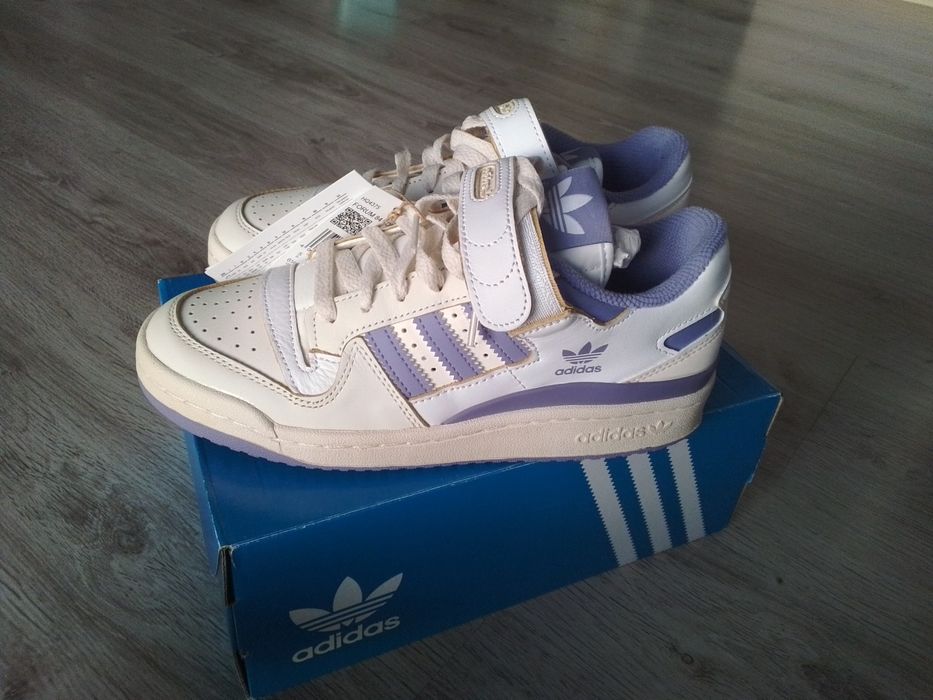 Adidas forum low 38 | nowe z metką | beżowo-fioletowe snakersy