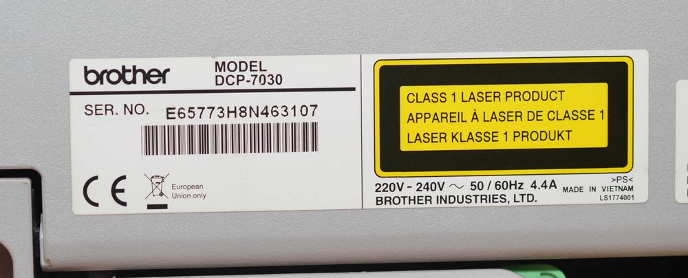 Brother DCP-7030 urządzenie wielofunkcyjne laserowe niski przebieg