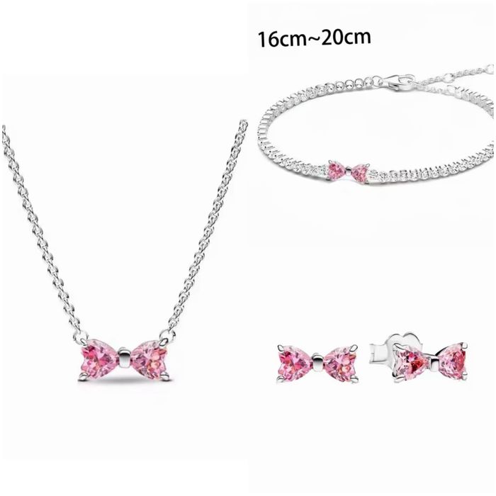 Комплект. Сережки | Підвіска | Браслет. 925 проба. Найкращий подарунок