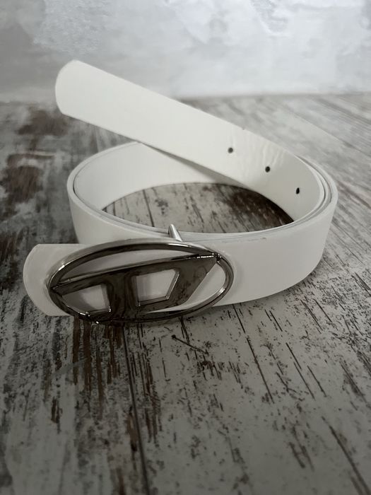 Ремінь Diesel Білий 105 см